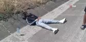 Edirne-İstanbul Otoyolunda Motosiklet Kazası