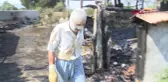 Çanakkale'deki yangında hayvanlarını kurtarmak isteyen adam ölümden döndü
