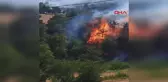Çanakkale'deki Orman Yangınının Başladığı Nokta Görüntülendi