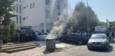 Manisa'da AK Parti İl Binasının Önündeki Elektrik Trafosunda Yangın Çıktı