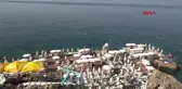 Muratpaşa Belediyesi, denizde su cimnastiği etkinliği düzenliyor