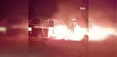 Hatay'da çadırda yangın