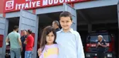 Depremzede Kardeşler Kırıkkale İtfaiyesini Ziyaret Etti