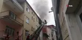Tokat'ta bir apartman dairesinde çıkan yangın paniğe neden oldu