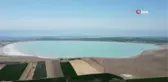 Bilinçsiz sulama Arin Gölü'nü kuruma noktasına getirdi