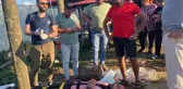 Turizmci Salıncakta İneğe Çarptı, Yaralandı