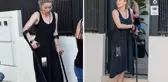 Johnny Depp'e açtığı davayı kaybettikten sonra İspanya'ya taşınan Amber Heard'ün koltuk değnekli hali sevenlerini korkuttu