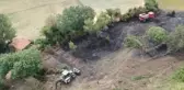 Sinop'ta Orman Yangınında 10 Dönüm Alan Zarar Gördü