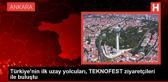 Türkiye'nin ilk uzay yolcuları, TEKNOFEST ziyaretçileri ile buluştu