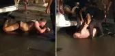 Zombi hapı alan Rus turist, polis otosuna tuvaletini yaptı