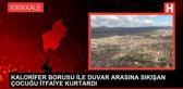 Kırıkkale'de Oyun Oynarken Sıkışan Çocuk İtfaiye Tarafından Kurtarıldı