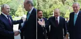 Erdoğan ile kendisini karşılayan Putin arasında güldüren diyalog: Bizim Karadeniz