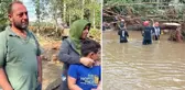 Kırklareli'ndeki sel felaketinde çiftliği giden adam 3 kişiyi ölümden kurtardı