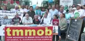 Gezi Tutuklamalarının 500'üncü Günü... İstanbul'daki TMMOB Önünde Eylem: 