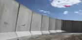 Van-İran sınırında beton duvar çalışmaları devam ediyor