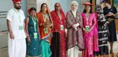 Emine Erdoğan, G20 Zirvesi için bulunduğu Hindistan'da lider eşleriyle bir araya geldi