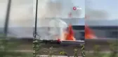 Düzce'de Otluk Alanında Çıkan Yangın Lamine Fabrikasına Sıçradı