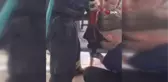 Ayağı banka sıkışan çocuğu itfaiye kurtardı