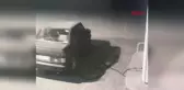 Akaryakıt tabancası unutuldu, otomobil ile birlikte gitti