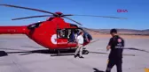 Bingöl'de Sağlık Sorunu Yaşayan Yaşlı Adam Ambulans Helikopterle Hastaneye Götürüldü