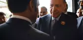 Cumhurbaşkanı Erdoğan ile Macron'un G20'deki samimi sohbeti tebessüm ettirdi: Hani gelecektin?