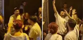 Uraz Kaygılaroğlu ve arkadaşları sokakta şarkı söylerken bir vatandaş üstlerine su döktü