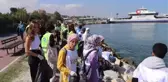 Yalova sahilinde çöp toplama etkinliği: 1 ton çöp toplandı