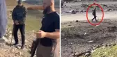 Görüntü İstanbul'dan! Ellerinde silahlarla leylek avına çıktılar, 