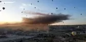 Göreme'de İş Yerinde Çıkan Yangın Sıcak Hava Balonlarıyla Havaya Yükseldi