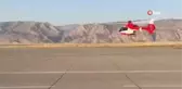 Şırnak'ta ambulans helikopter 40 günlük Menesa bebek için havalandı