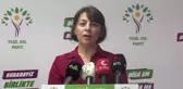 Yeşil Sol Parti Kadın Meclisi Sözcüsü Canan Çalağan: 