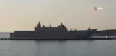 Dünyanın ilk SİHA savaş gemisi TCG Anadolu, Taşucu limanından ayrıldı