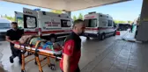 Samsun'da İnşaat İşçisi Düştü, Yaralandı