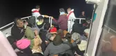 Çanakkale'de Sahil Güvenlik operasyonunda 121 kaçak göçmen yakalandı