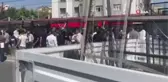 Tramvay kazasında ölen gencin ailesinden tabutlu tepki