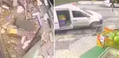 Şirinevler'deki patlama anından yeni görüntü! Ortalık bir anda savaş alanına dönüyor