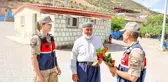 Siirt'te jandarma ekipleri yaşlıları unutmadı