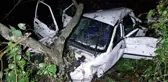 Samsun'da tıra çarpan otomobil şarampole yuvarlandı, karı-koca ağır yaralandı
