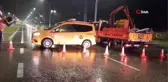 Rize'de şiddetli yağışlar sonrası yol çöktü