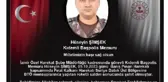 Suriye'de özel harekat polisi şehit oldu