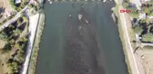 Edirne'de Tunca Nehri'nin su seviyesi düşüyor