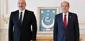 KKTC Cumhurbaşkanı Ersin Tatar, Azerbaycan Cumhurbaşkanı İlham Aliyev'le görüştü
