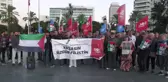 SOL Parti İzmir'de İsrail'in Gazze'ye saldırısını protesto etti