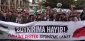 Van'da İsrail'in Gazze'deki hastaneye saldırısı protesto edildi
