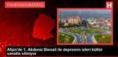 Afşin'de 1. Akdeniz Bienali ile depremin izleri kültür sanatla siliniyor