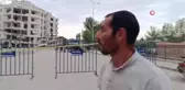 Gaziantep'te 6 Şubat depremlerinde ağır hasar alan Beyaz Saray apartmanı patlamalara rağmen yıkılamadı