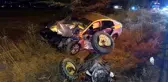 Afyonkarahisar'da traktör ve 2 otomobilin karıştığı kaza: 5 yaralı