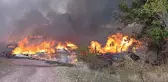 Kastamonu'da bir köyde çıkan yangında 40 ev ve ahır küle döndü