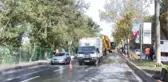 Sarıyer'de İSKİ'ye ait isale hattında boru patladı