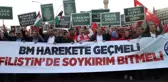 Eğitim-Bir-Sen Üyeleri İsrail'in Filistin'e Saldırılarını Protesto Etti